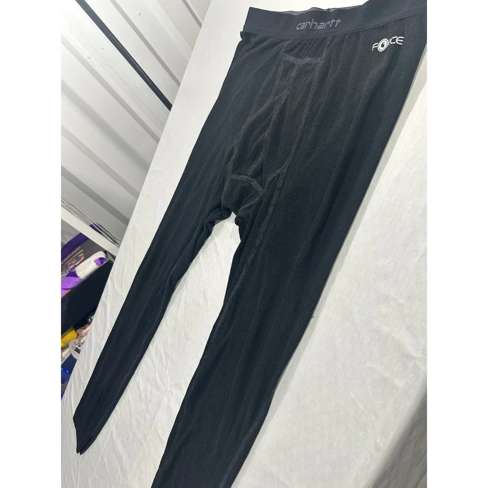 Carhartt Force Mens Black Thermal‎ Base Layer Pants Midweight Leggings Size M